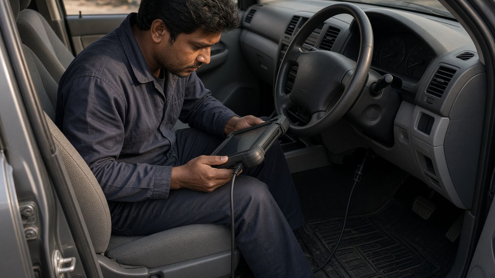 Korean vehicle diagnostics - computerized scanning for SsangYong, KIA and Hyundai cars in Sri Lanka